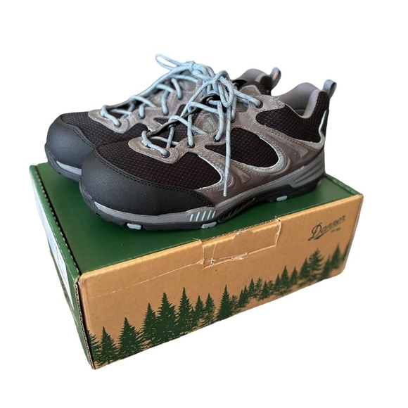 NWT Danner Women's Springfield Low 3" Gray/Blue Composite Toe (NMT)- Size 10 - Picture 1 of 8